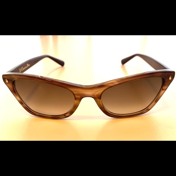 Dior Mohotani Cat Eye Havana Plum Sunglasses - Picture 4 of 9